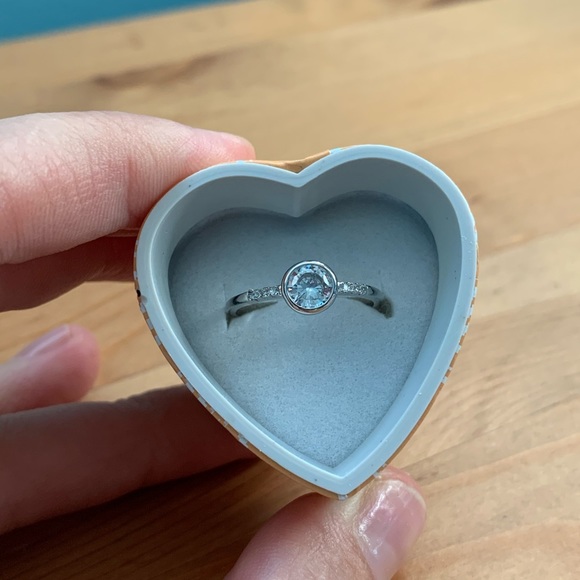 Gorgeous Ring 925 silver White sapphire - Picture 5 of 6